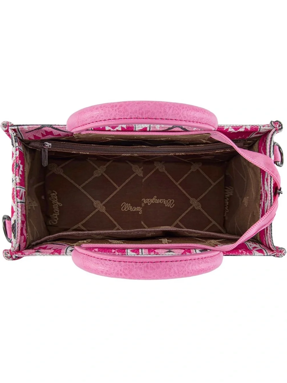 Wrangler Pink Aztec Print Tote Bag